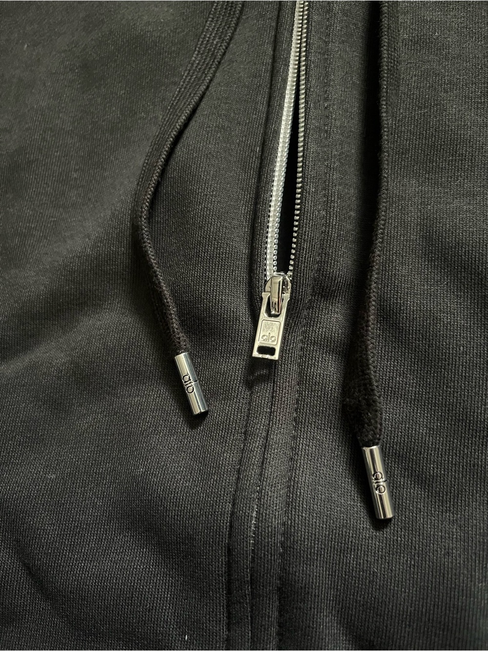 Alo Yoga Accolade Black Full Zip Hoodie - All Sizes XS - XL - Picture 4 of 6